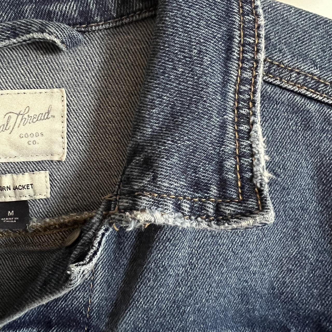 Universal Thread Women's Denim Jacket - Blue/Navy… - image 3