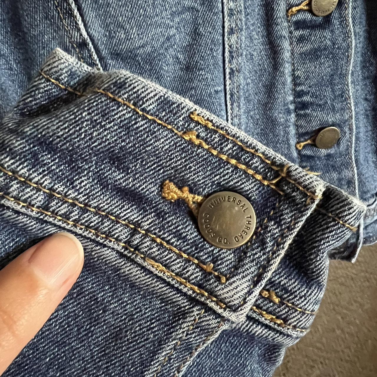Universal Thread Women's Denim Jacket - Blue/Navy… - image 5