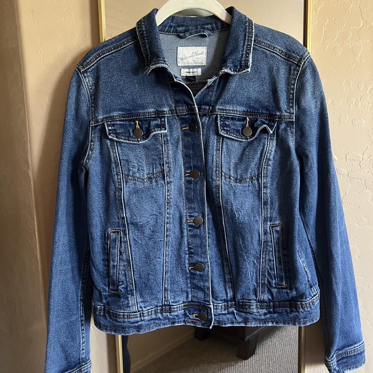 Universal Thread Women's Denim Jacket - Blue/Navy… - image 1