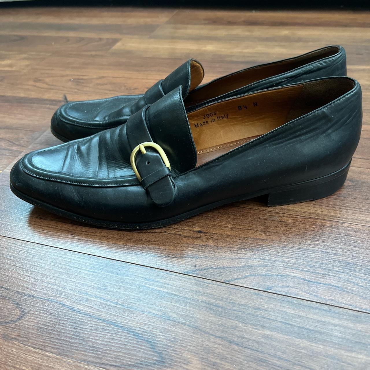 Vintage Coach Loafers - Real Italian Leather Size 8.5 - Depop