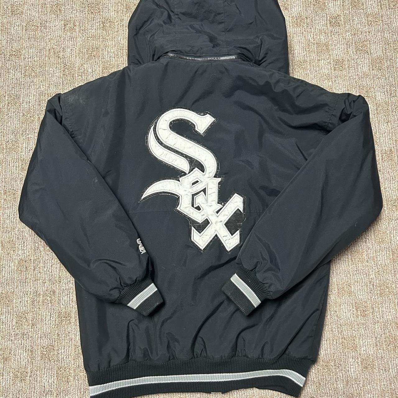 Vintage Starter Chicago White Sox windbreaker jacket - Depop