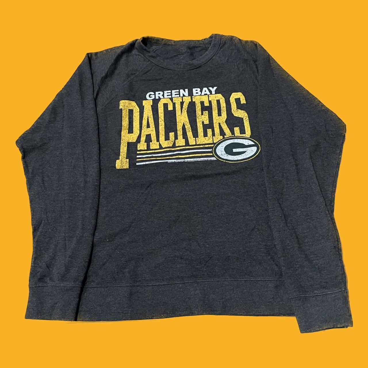 Green Bay Packers Long Sleeve T-Shirt • Size: - Depop