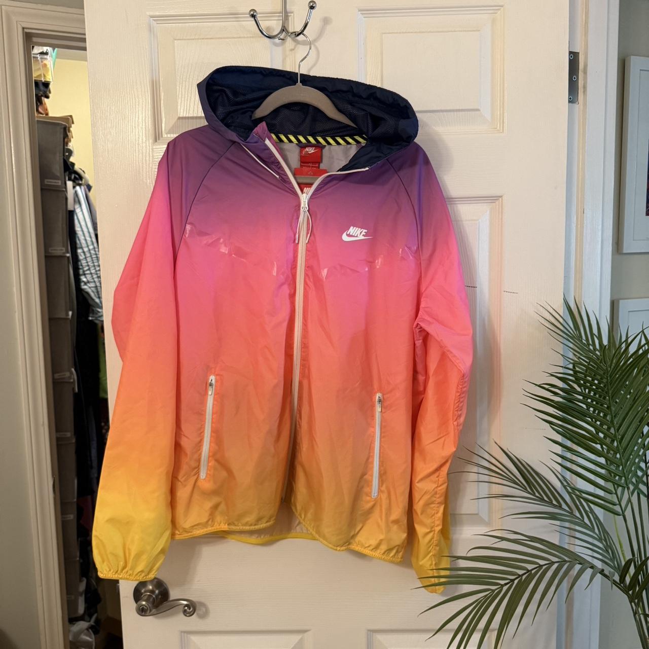 nike purple orange jacket