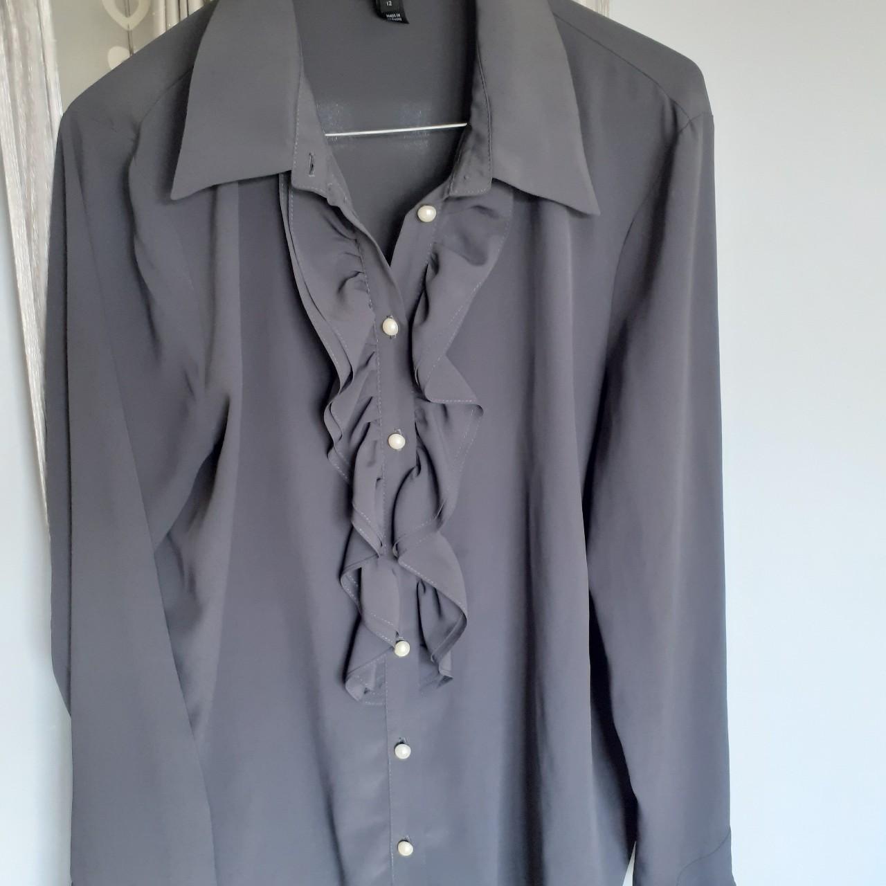 River island hot sale grey blouse