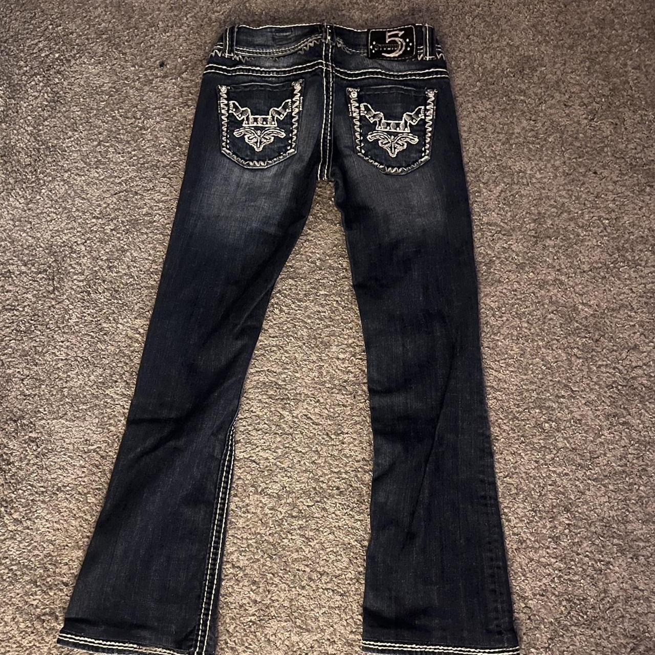 bootcut jeans barley worn :) size 26 x 33 #y2k #2000’s - Depop