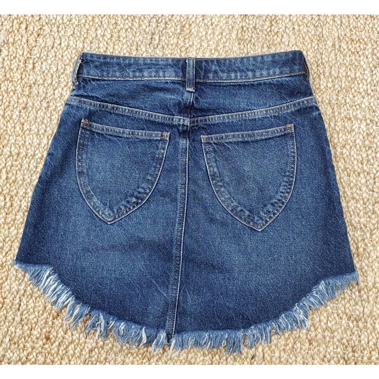 Aloye Women's Blue Skirt (4)