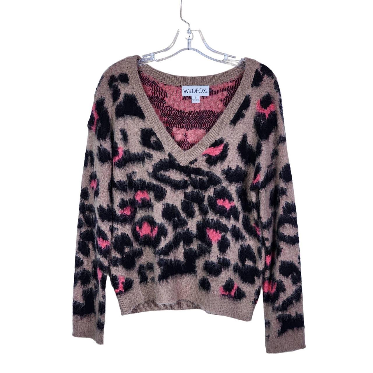 Wildfox leopard cheap cardigan