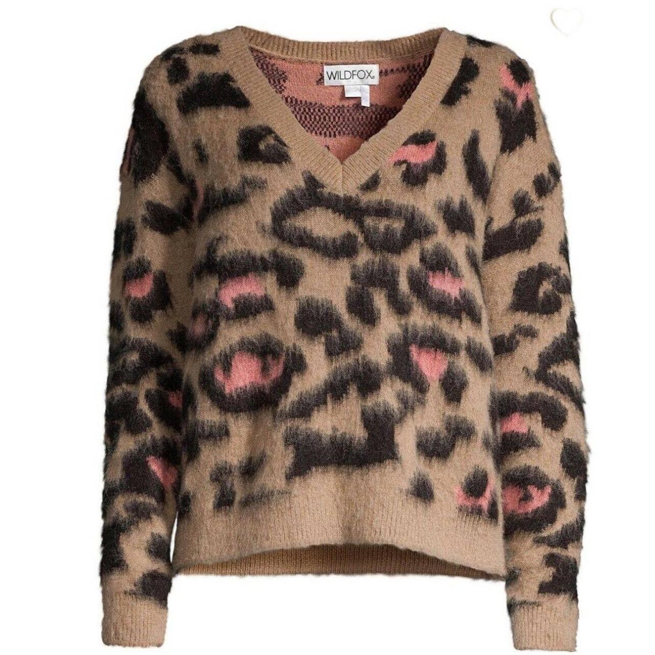 Wildfox animal deals print cardigan