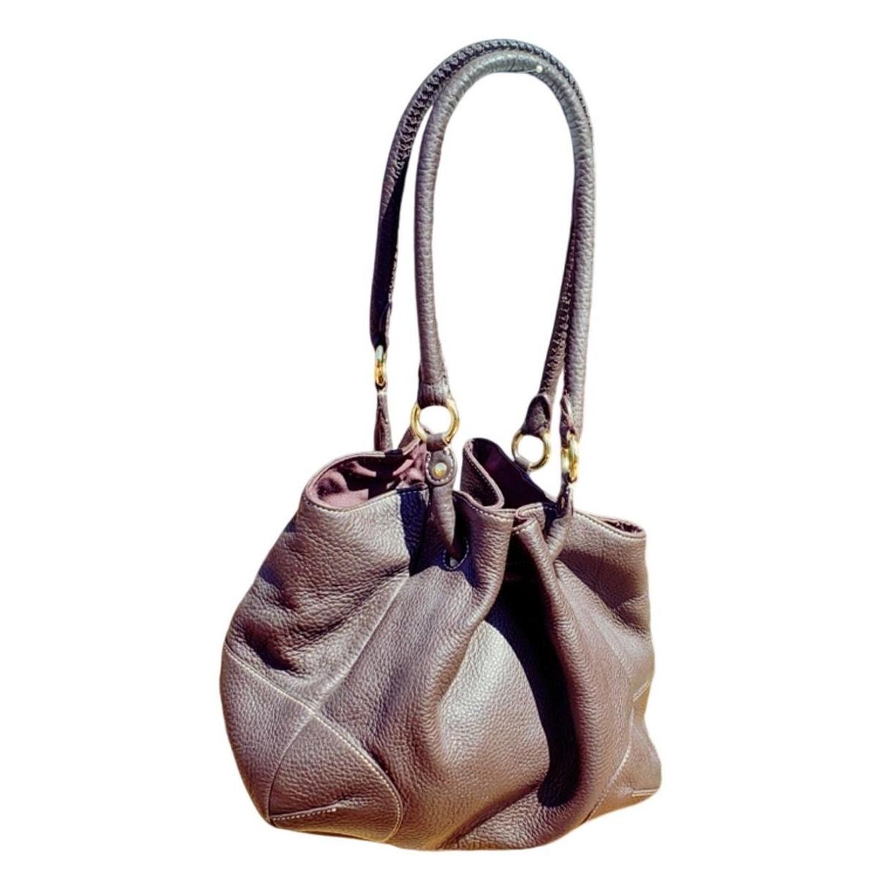 Deals Talbots brown leather hobo bag