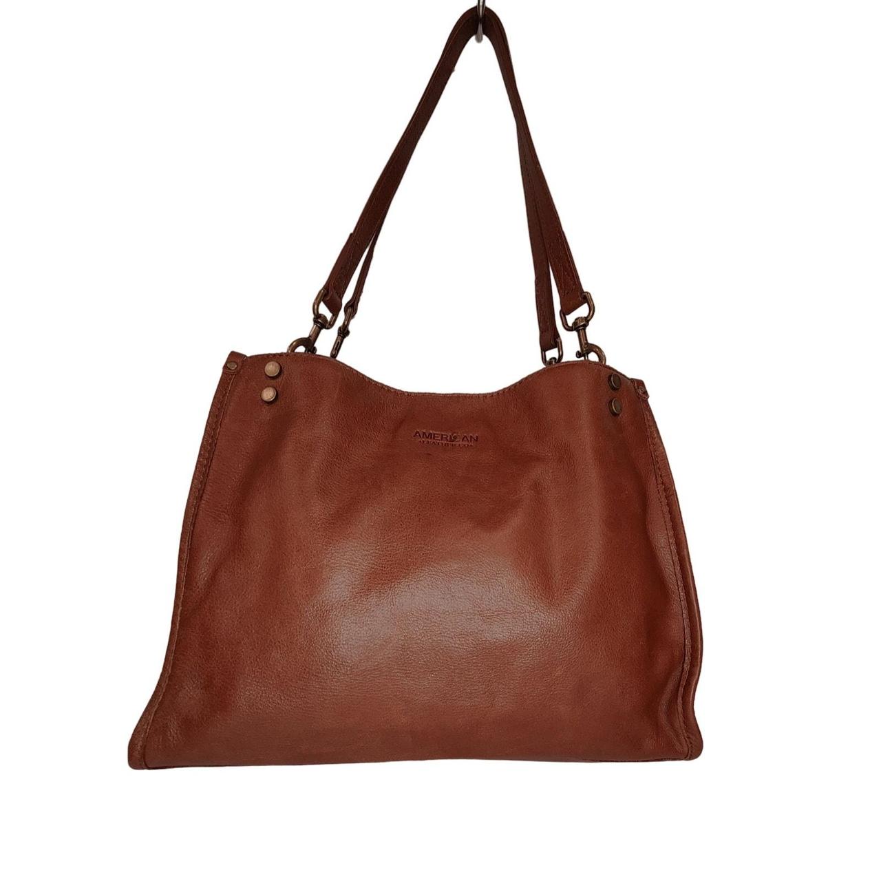 American Leather Co. store Lenox Triple Entry Satchel