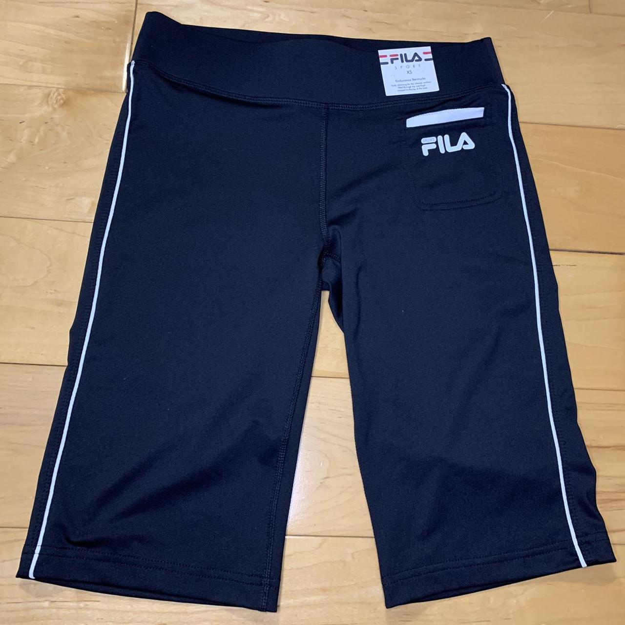 Fila Endurance Black Endurance Bermuda Shorts Size - Depop