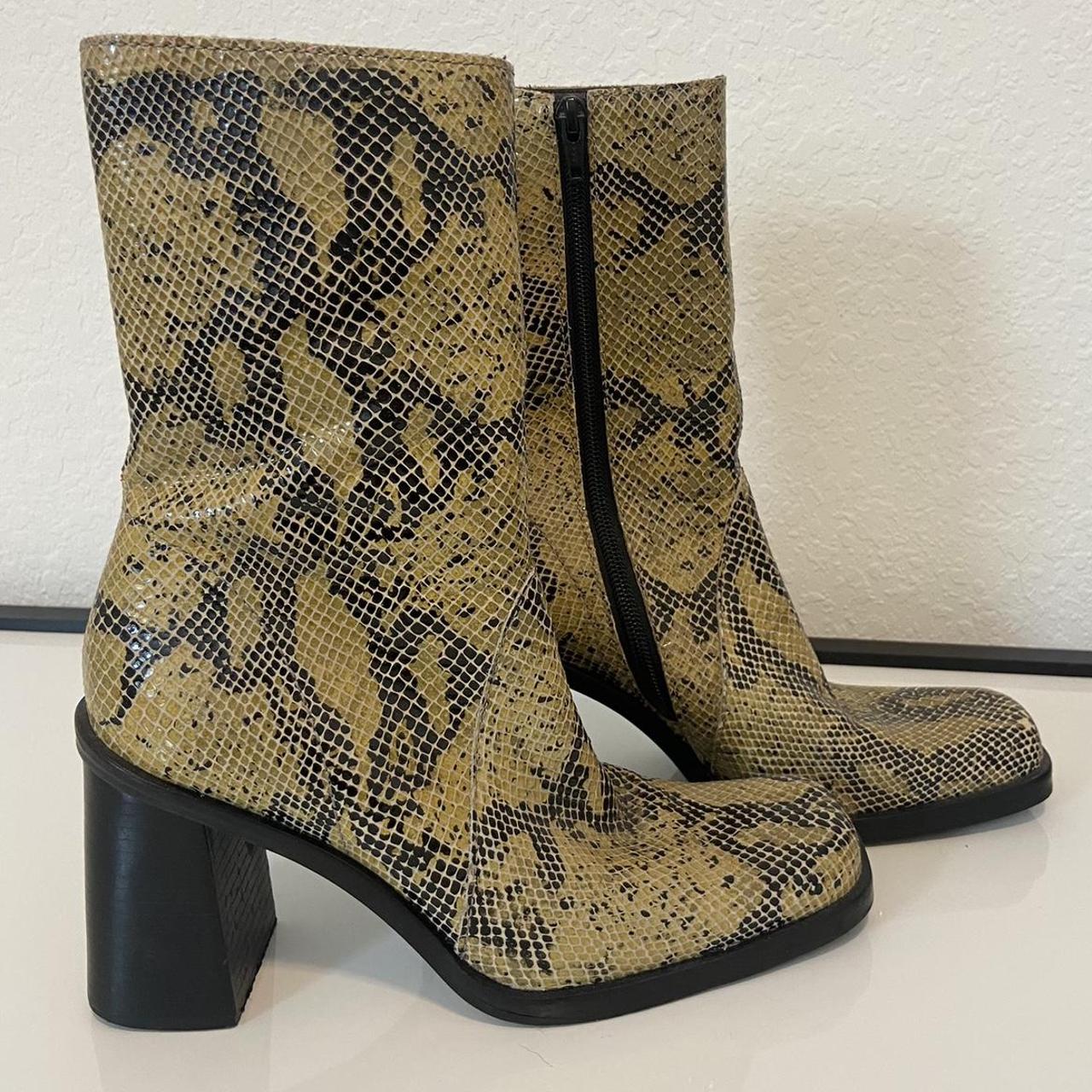 Mia snakeskin boots best sale