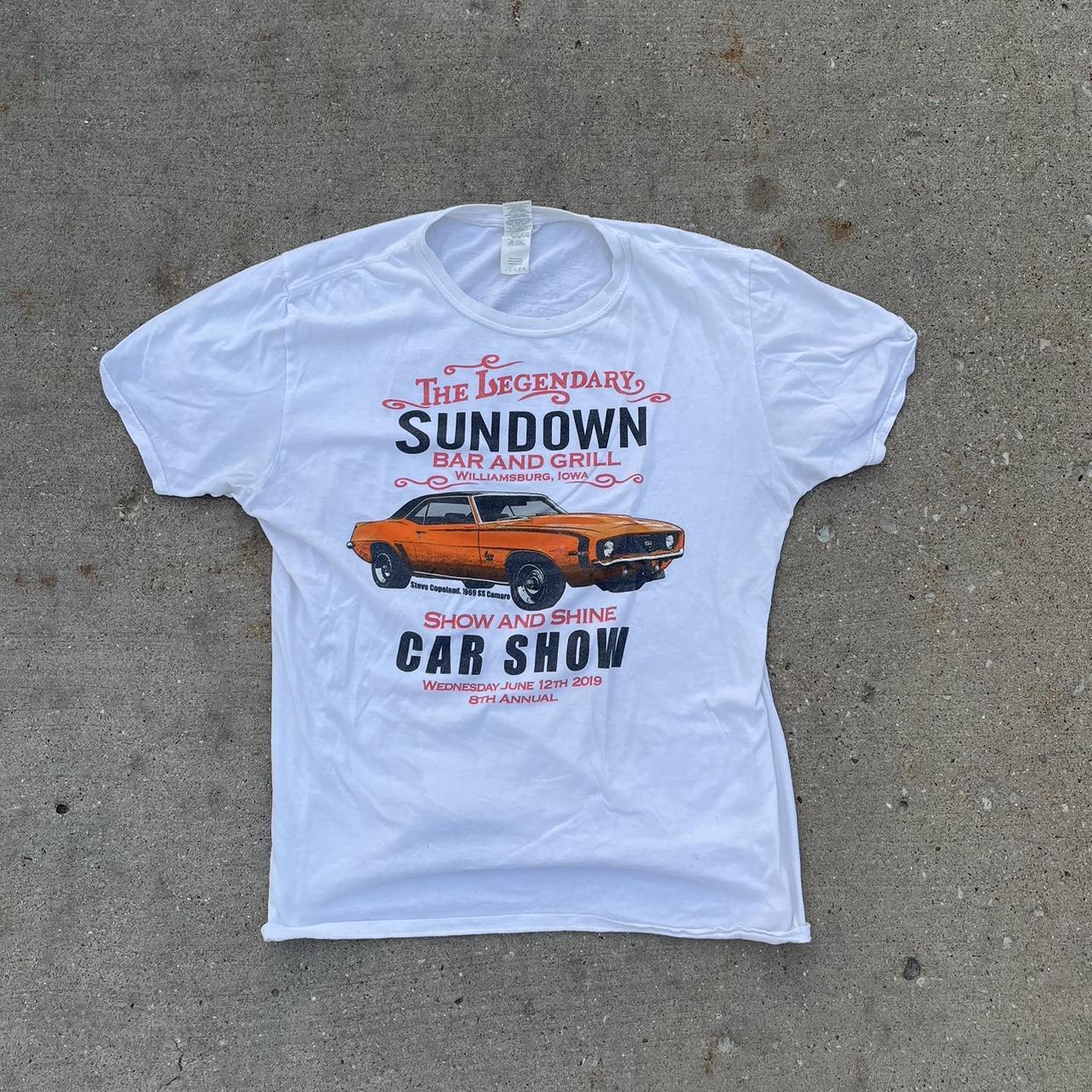 Vintage Race Car Graphic Tee Vintage Streetwear... Depop