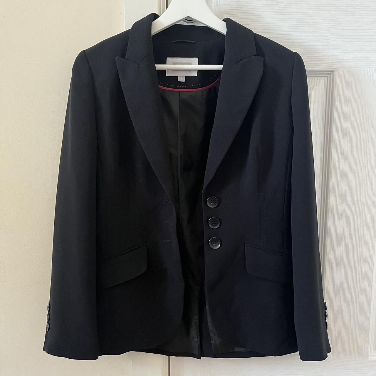 smart black tailored blazer ☆ - flattering,... - Depop