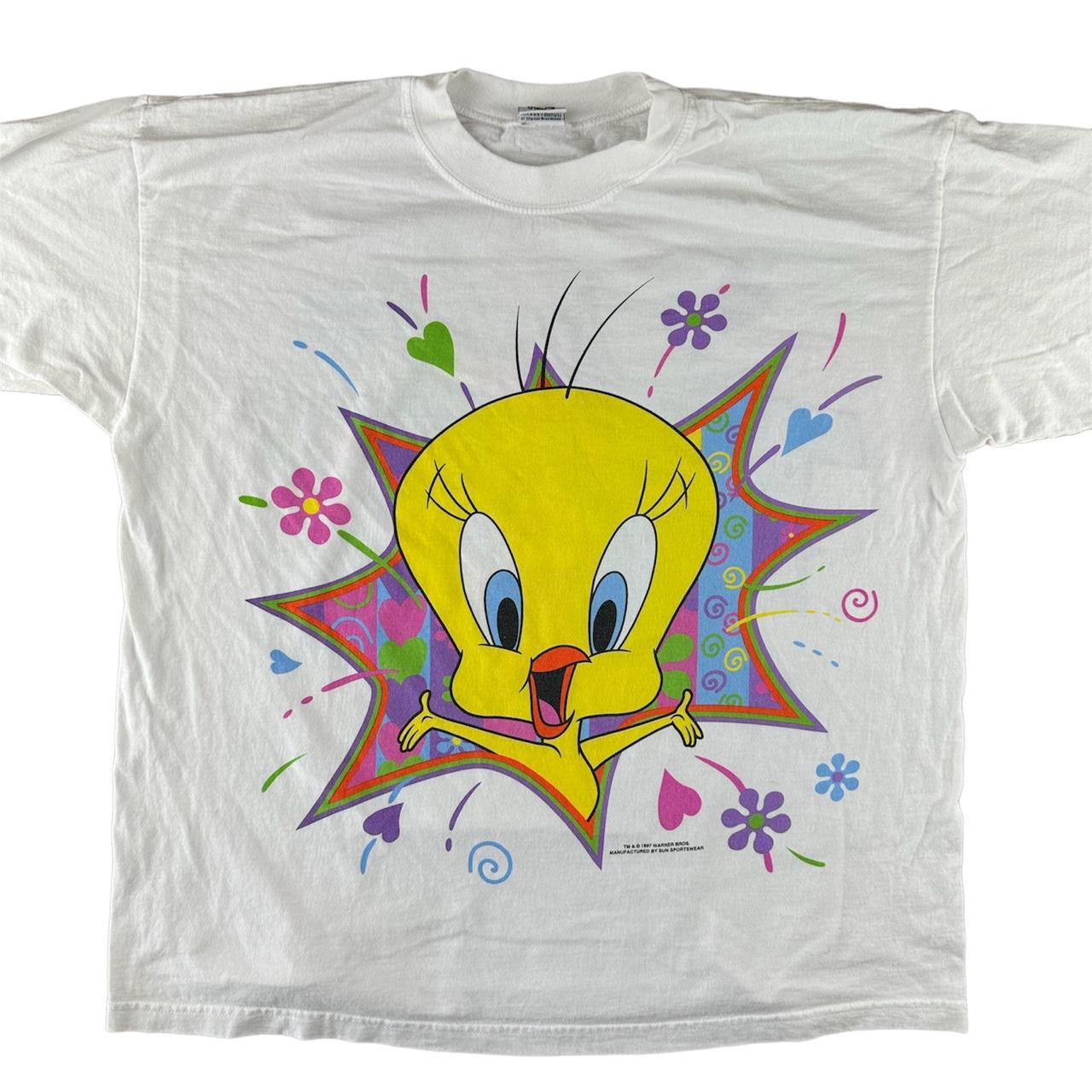 Rare Vintage 1990s Looney Tunes Tweety Depop