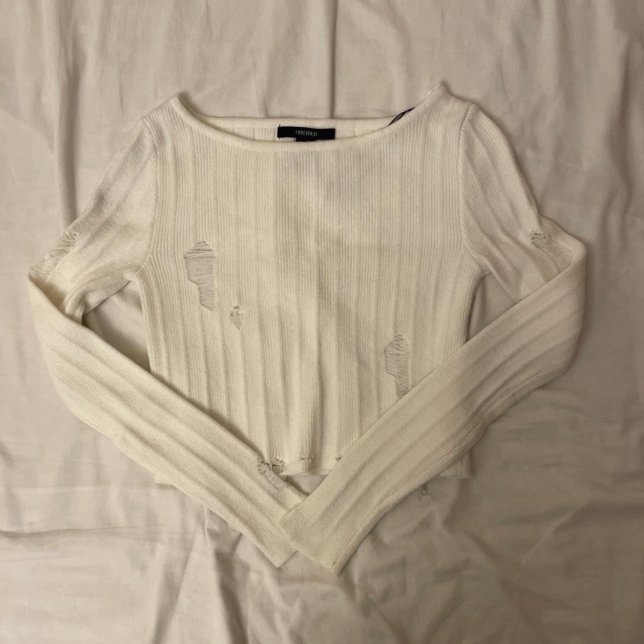 Forever 21 clearance ripped sweater