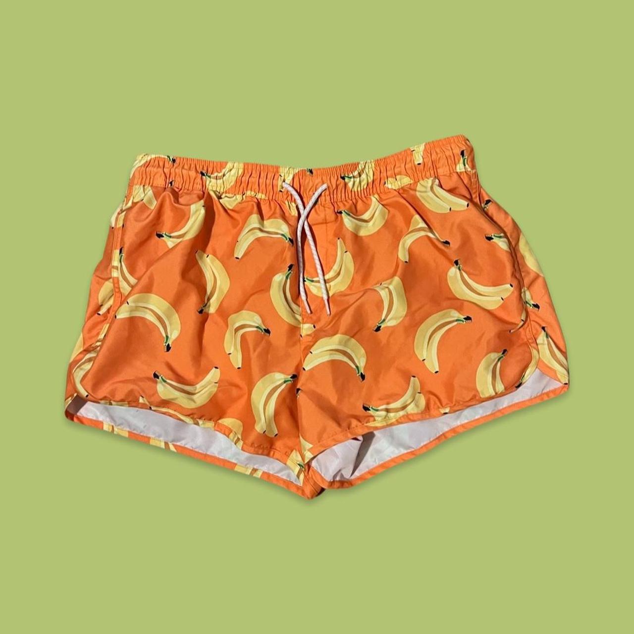 H&M Men’s Banana Bathing Suit Size Large Super... Depop