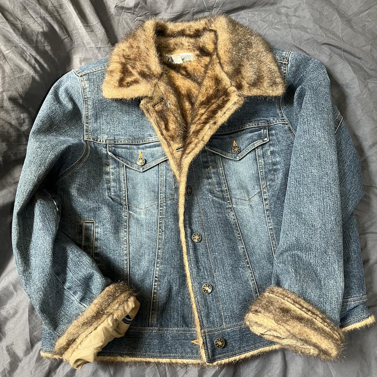 Marvin richards denim fur coat best sale