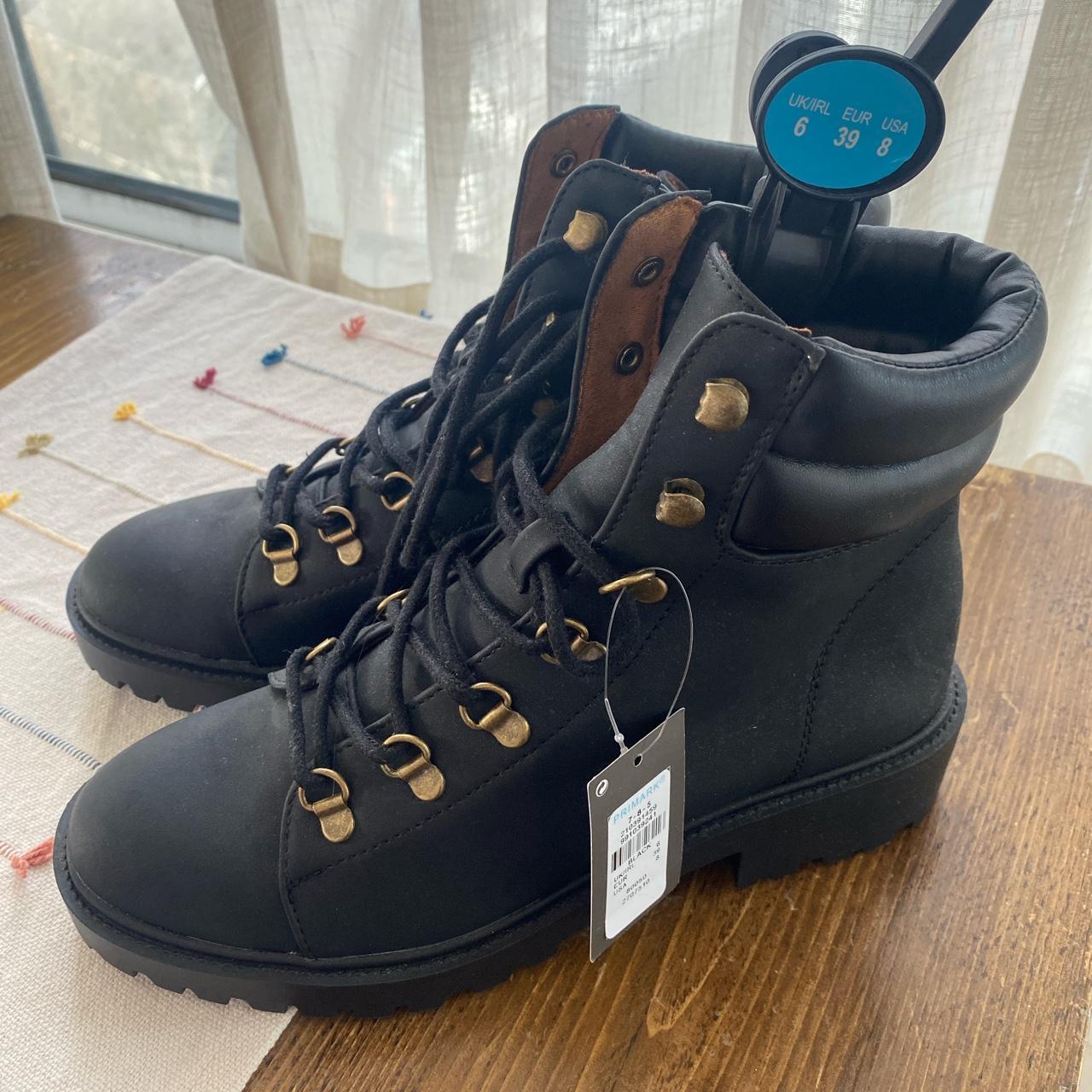 Brand new, unused black size 6 Primark boots - Depop