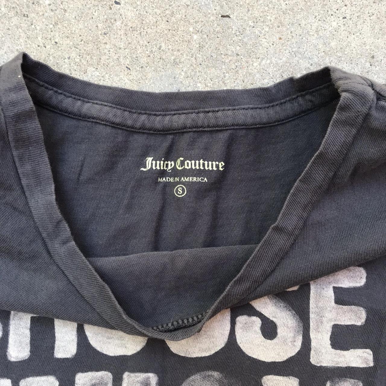 early 00s juicy couture baby tee in perfect... - Depop