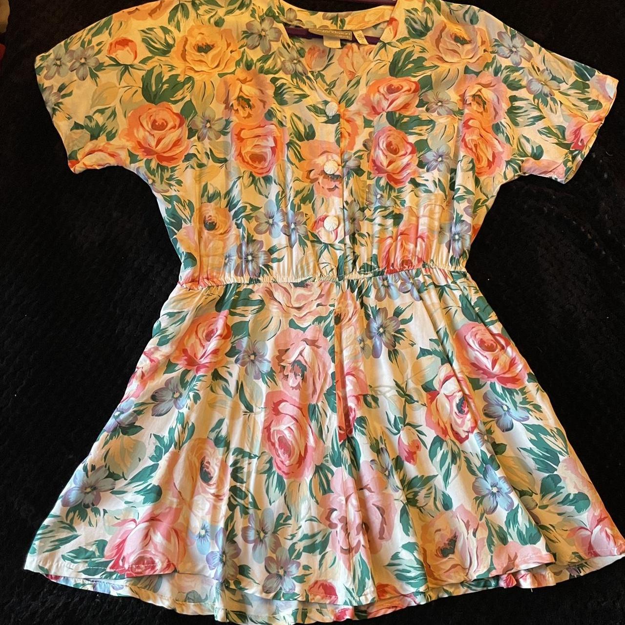 Dress Bought From The Vintage Scene, Would Fit Up To... - Depop