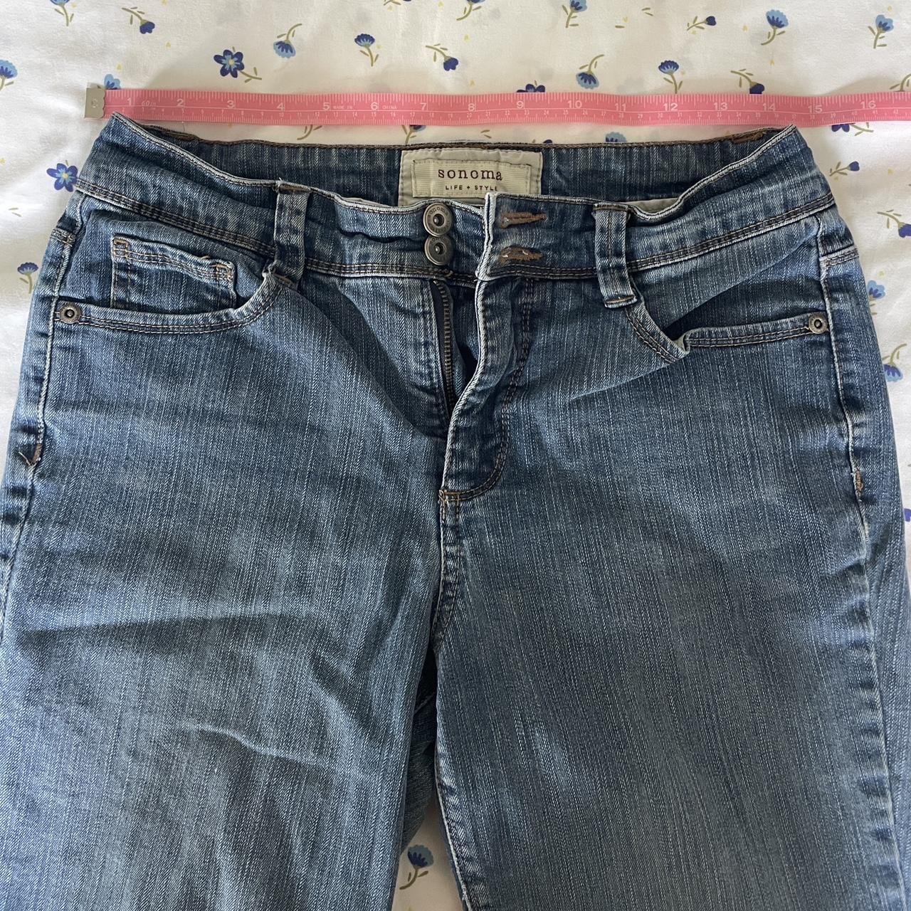 vintage 90’s low rise jeans, more of a straight fit... - Depop