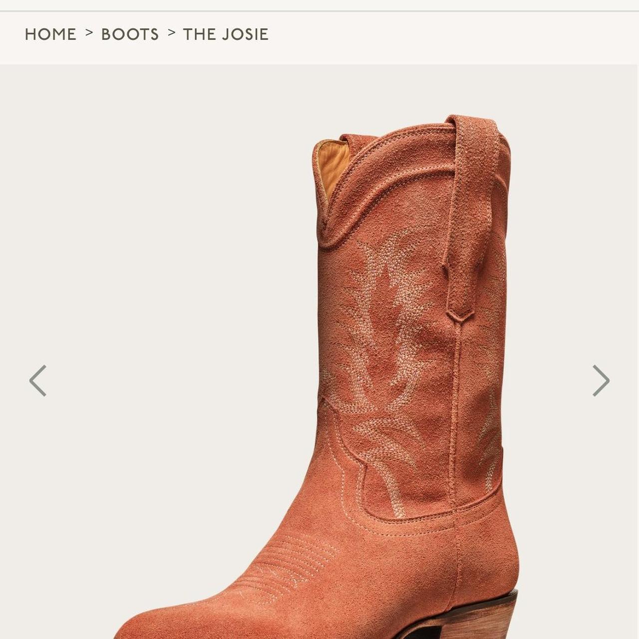 Tecovas women’s boot The Josie desert rose. Worn... Depop