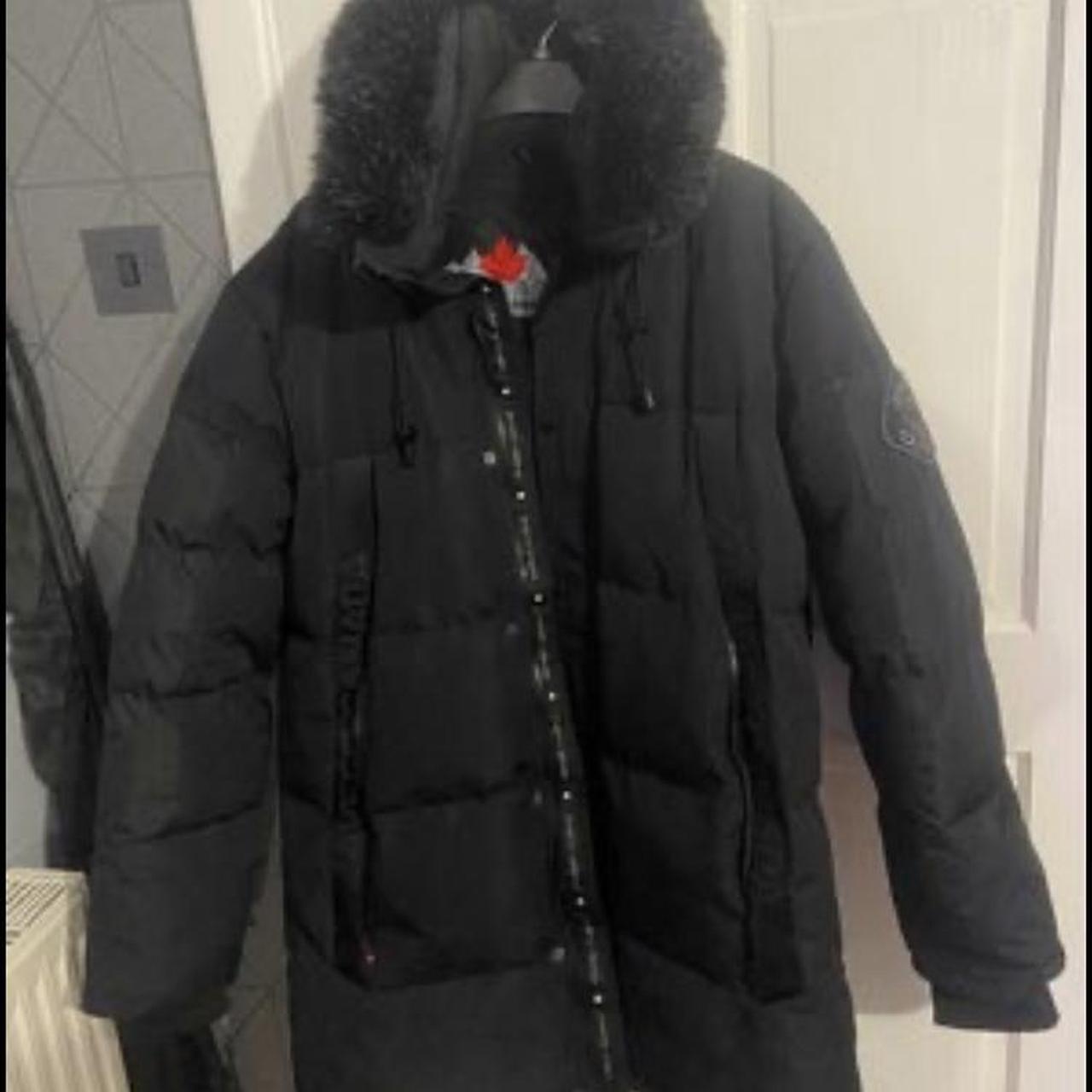 Zavetti long puffer parka jacket , worn twice but... - Depop