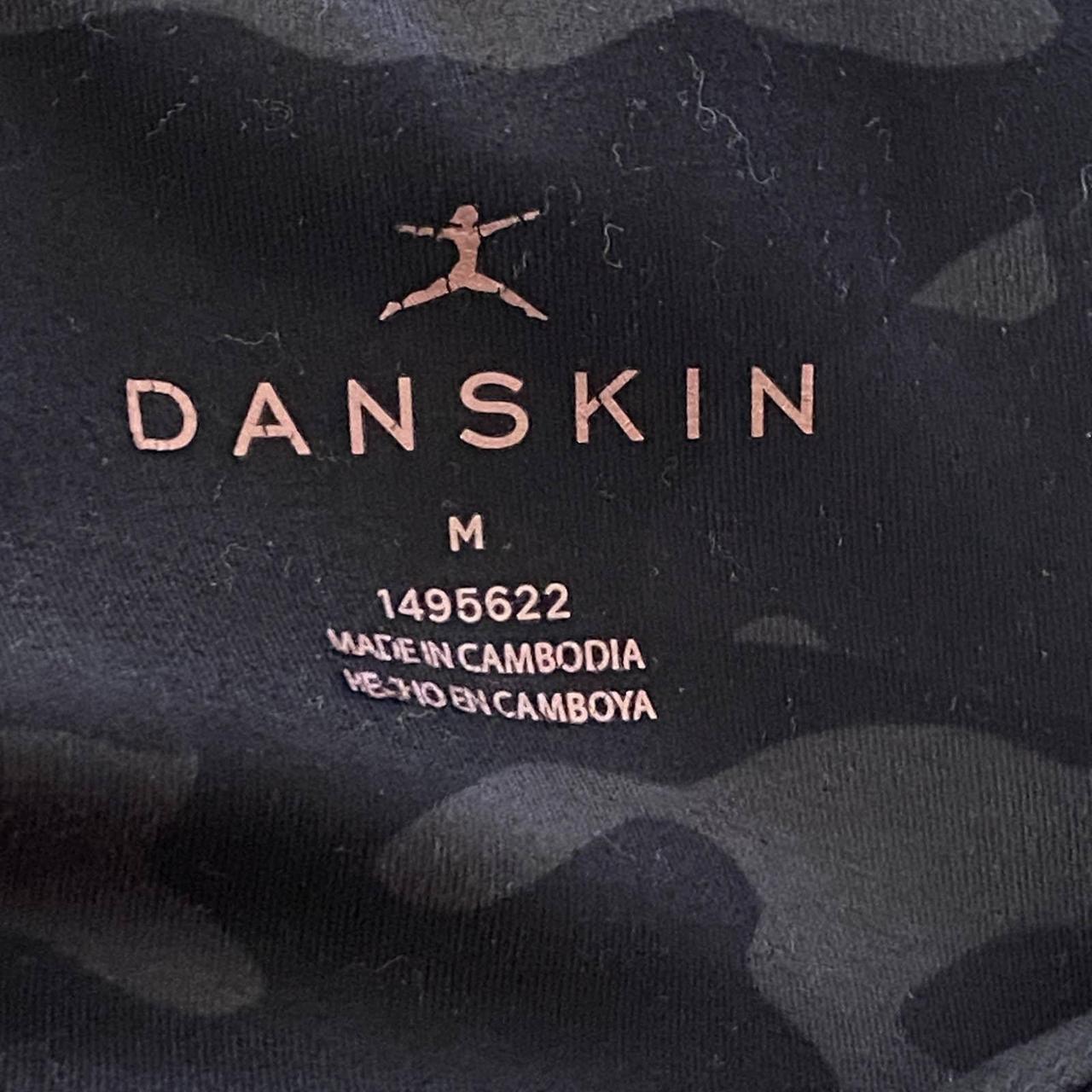 DANSKIN Woman's Size Medium Dark Gray Black - Depop