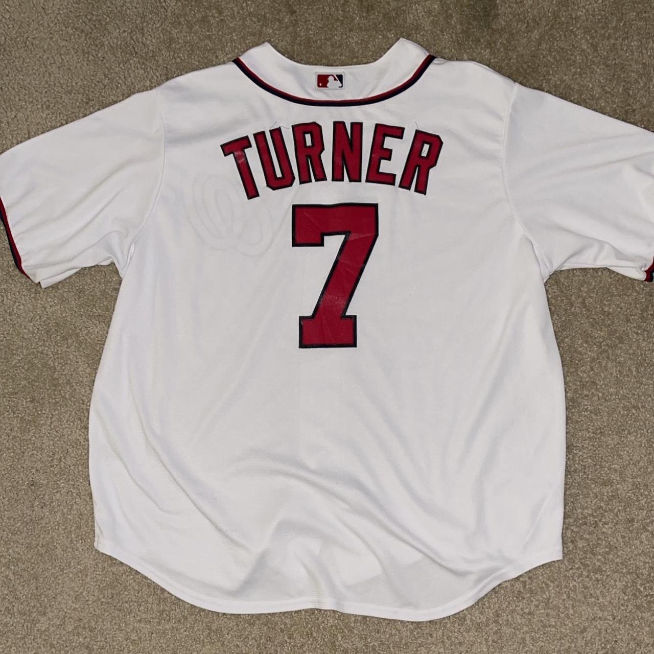 Majestic, Shirts, Washington Nationals Trea Turner Jersey