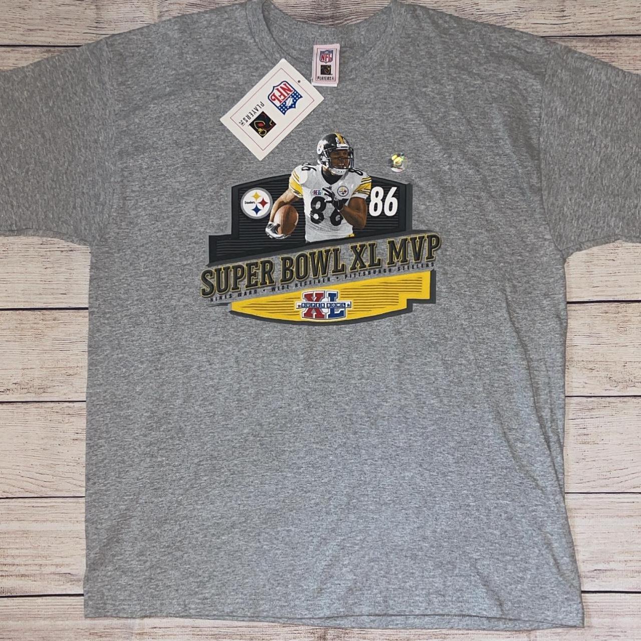 Vintage Pittsburgh Steelers NFL Hines Ward 86 Super Bowl 