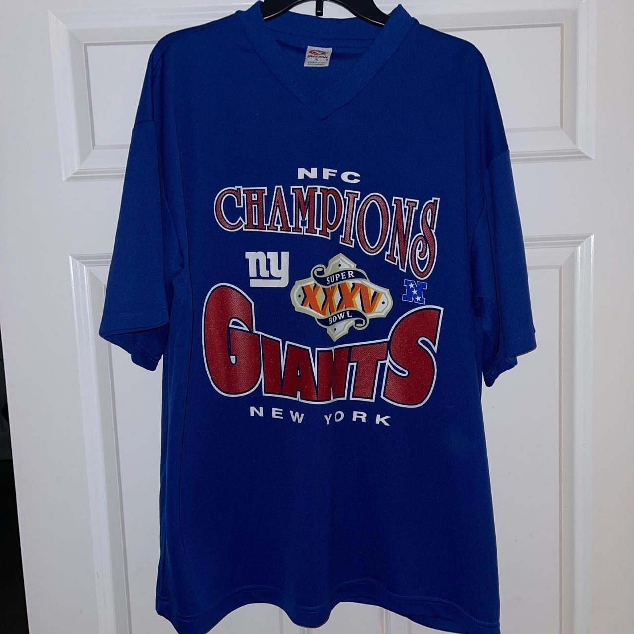 new york giants t shirt vintage