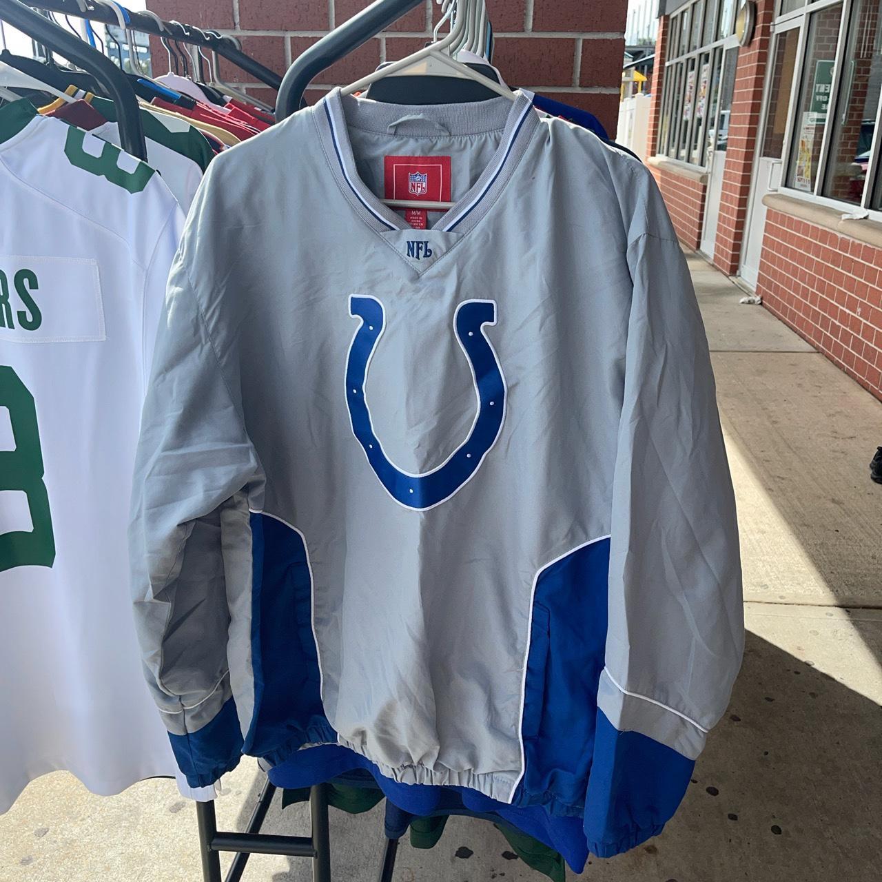 NFL Team Apparel Indianapolis Colts Hoodie Blue - - Depop