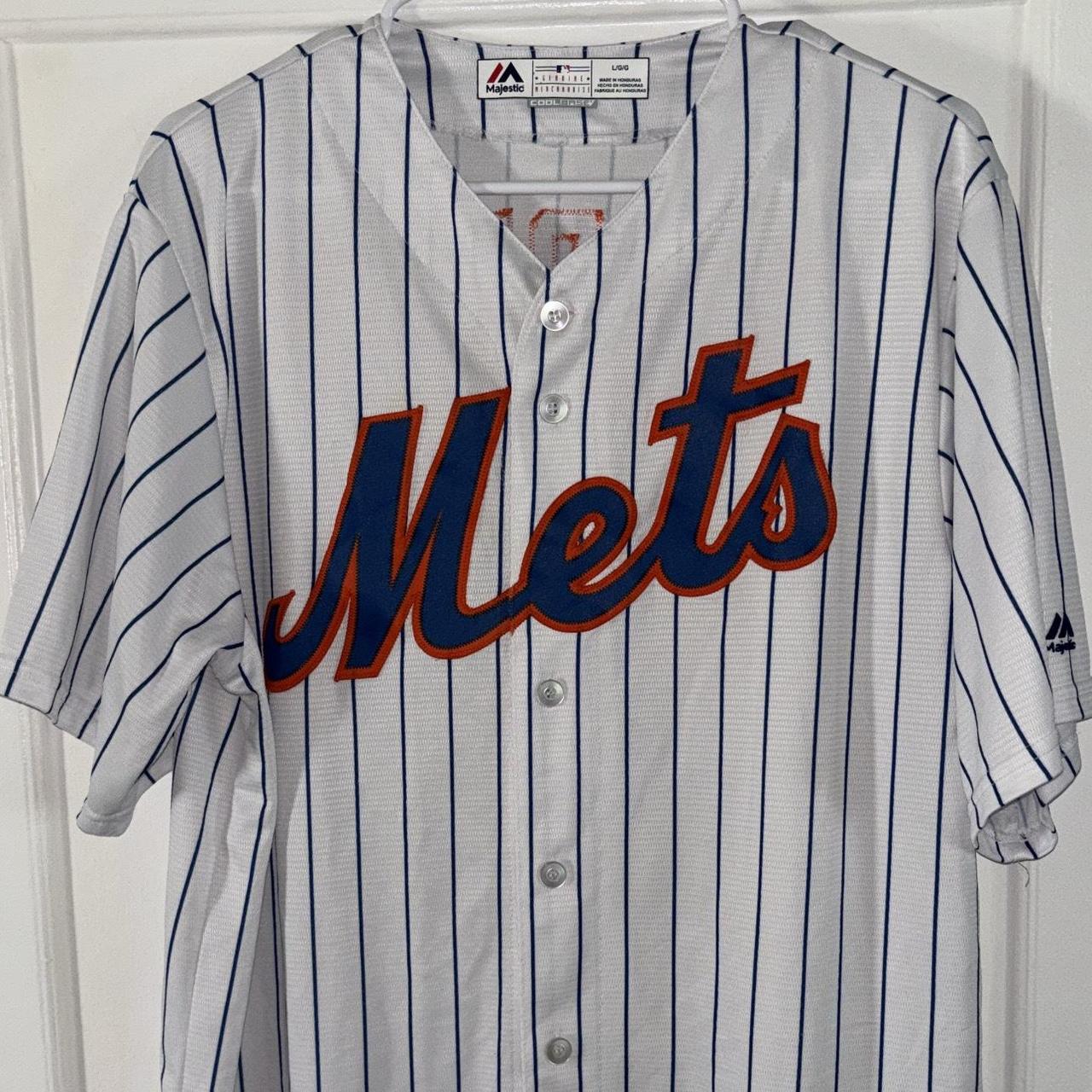 New York Mets Matt Harvey pinstripe majestic mlb... - Depop