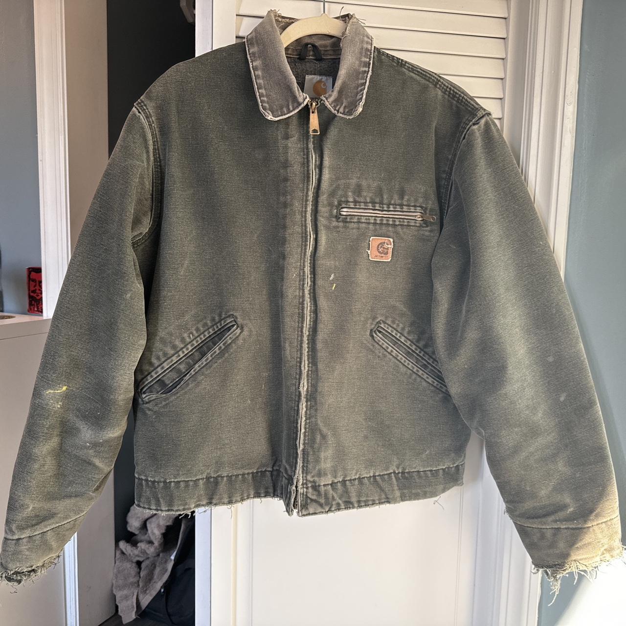 Carhartt j97 Moss in medium. Has some war and tear... - Depop