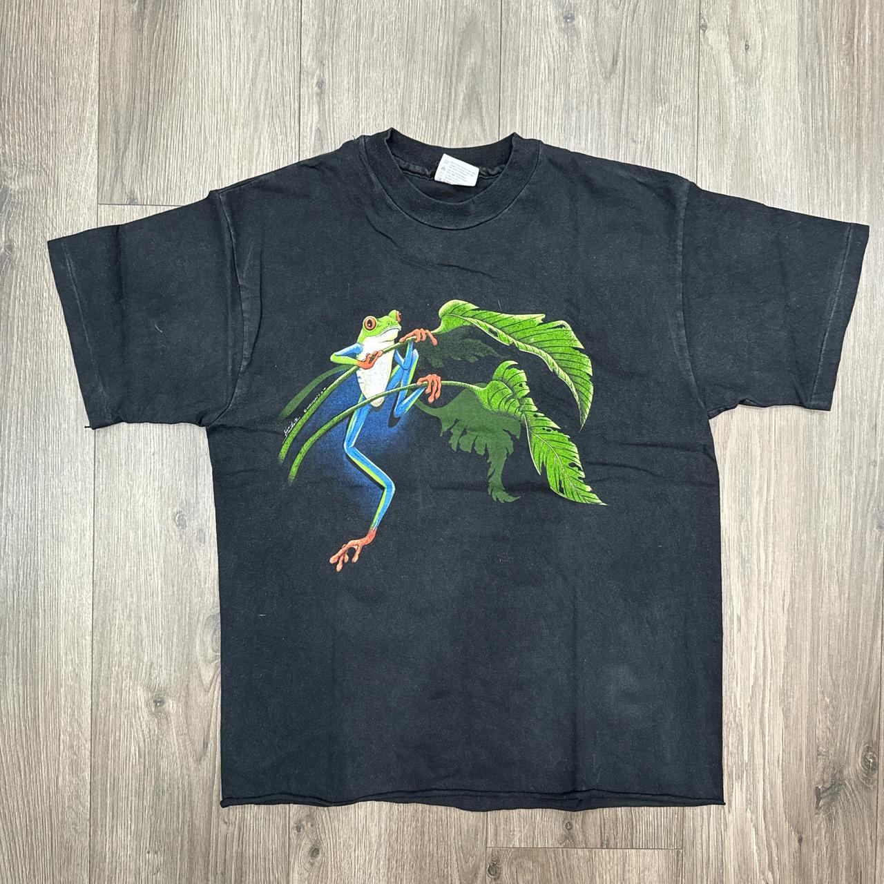 Poison Dart Frog Vintage T-Shirt 90s Nuff said. | Depop