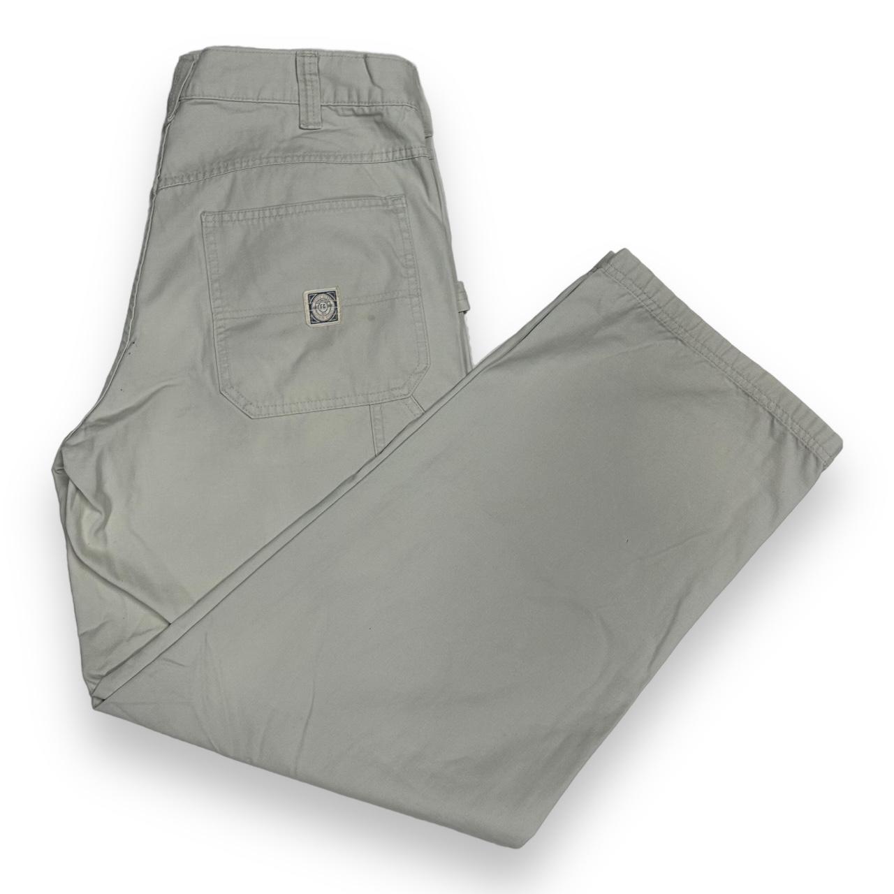 Faded Glory Men's Cream Trousers Depop