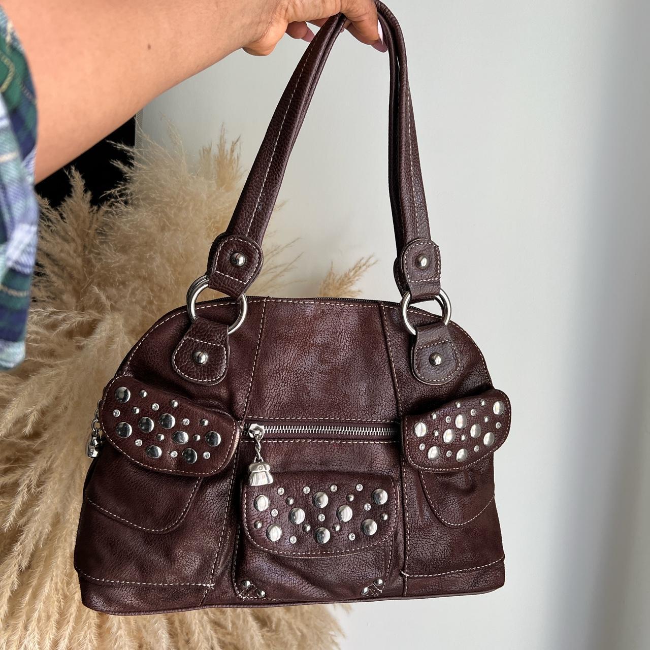 unknown エナメル　studded handbag y2k 平成 unknown エナメル studded handbag y2k 平成 - メルカリ
