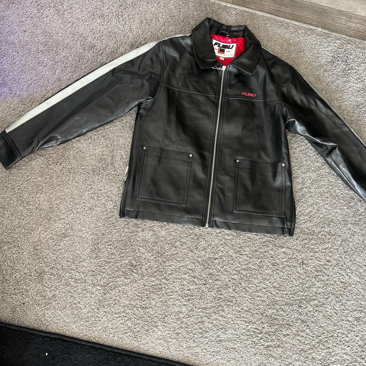 Fubu leather outlet jacket