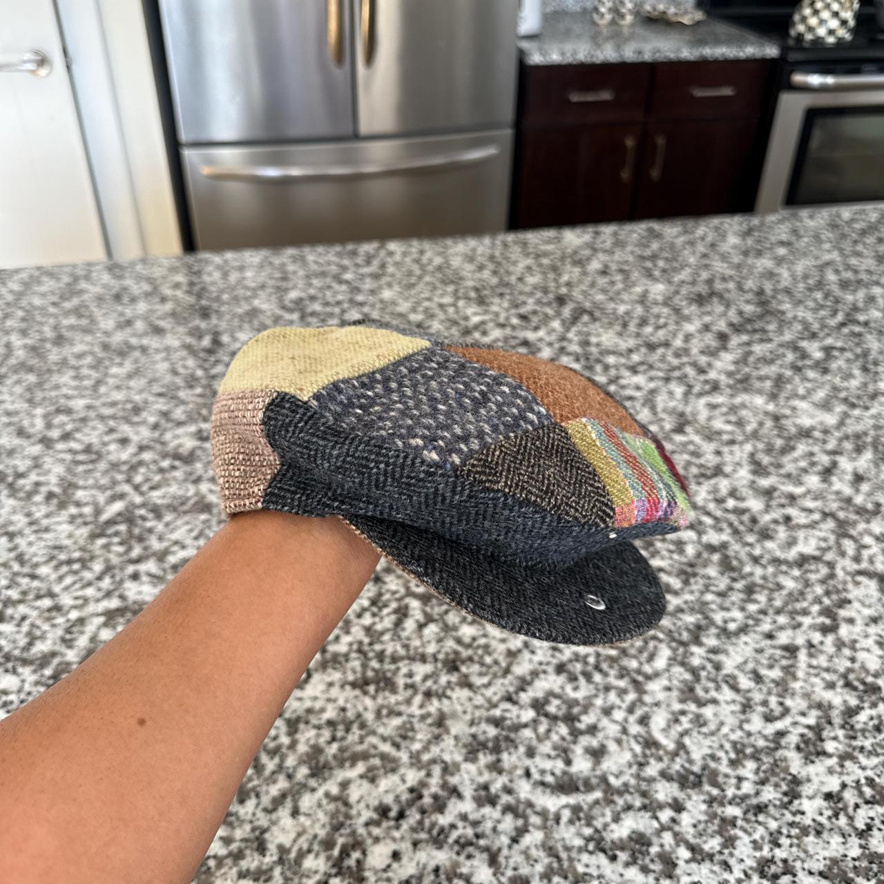 Women's Caps - Multi – Multi-coloured patchwork w… - image 1