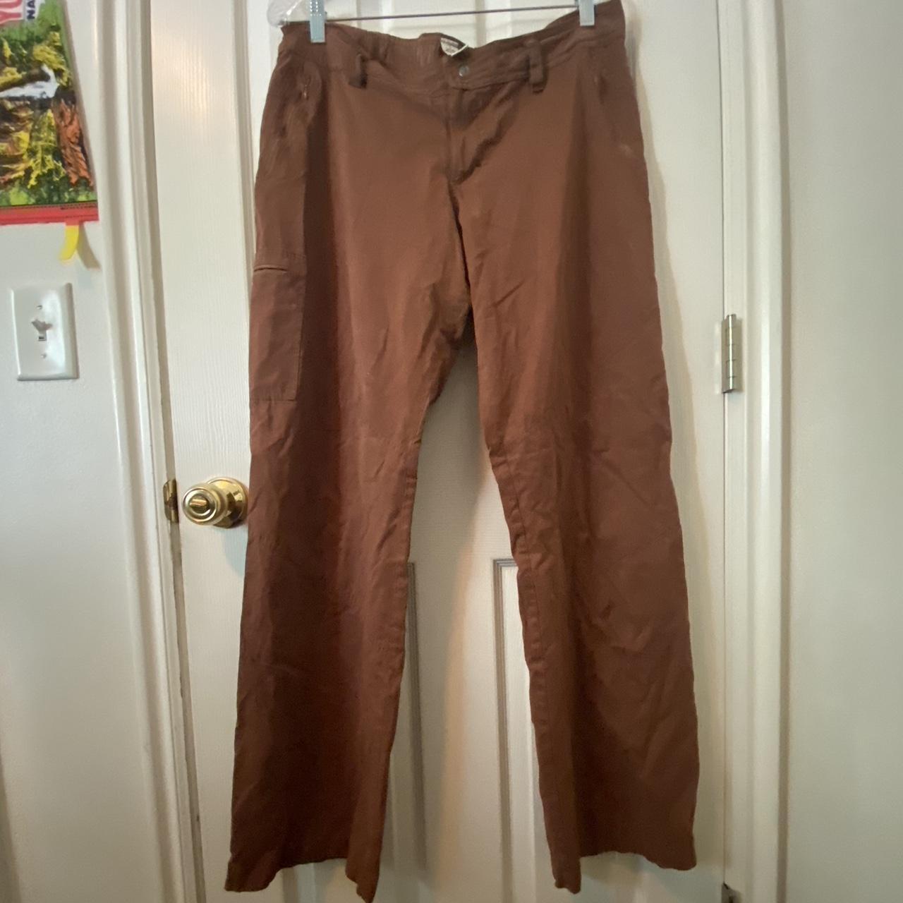 brown prana hiking pants - Depop