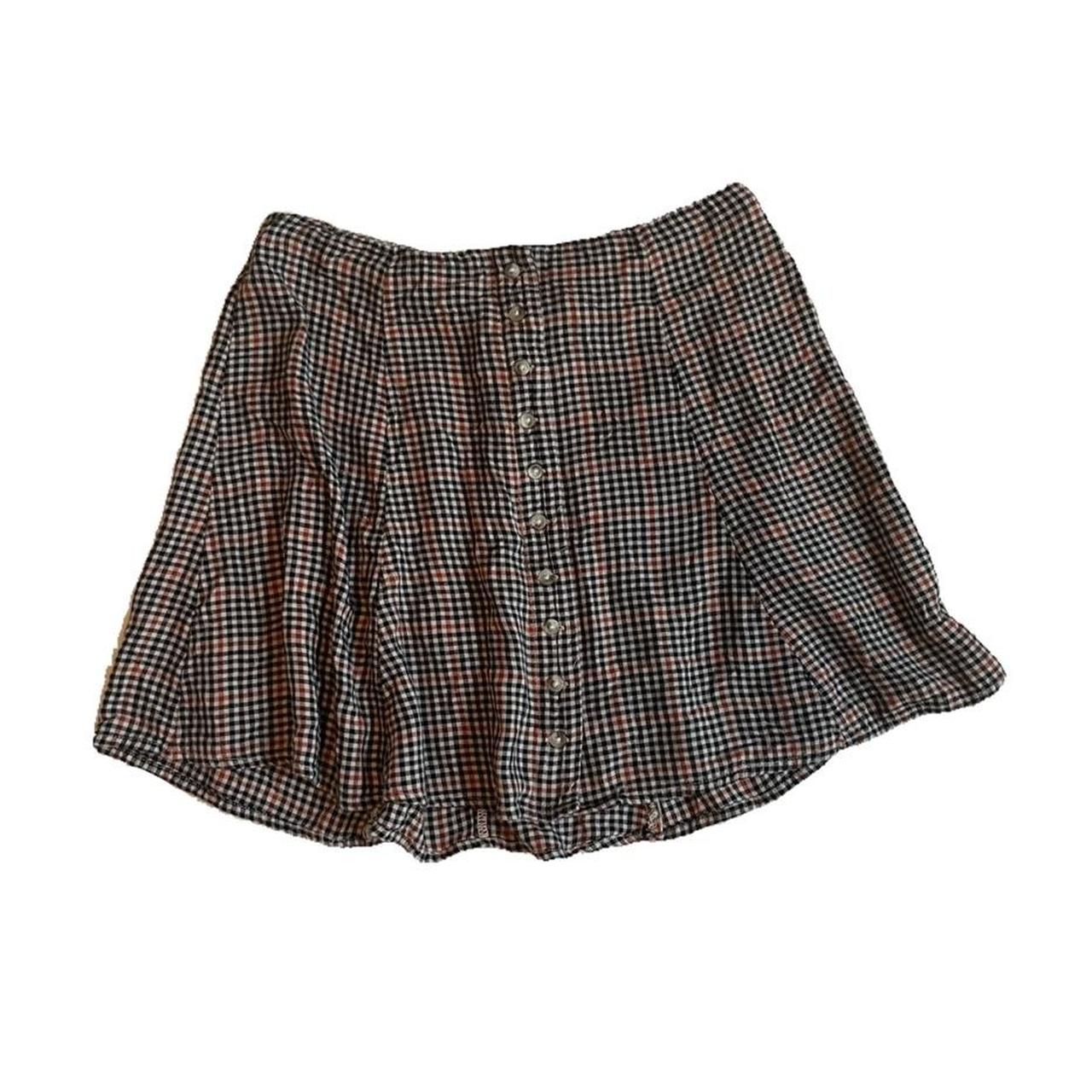 Black and white plaid skirt american eagle hotsell