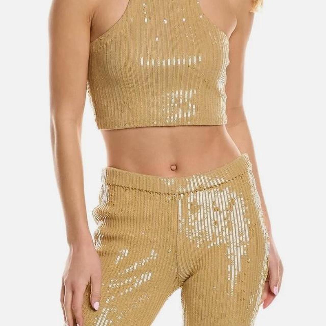 Retrofête shops Sequin Crop Top