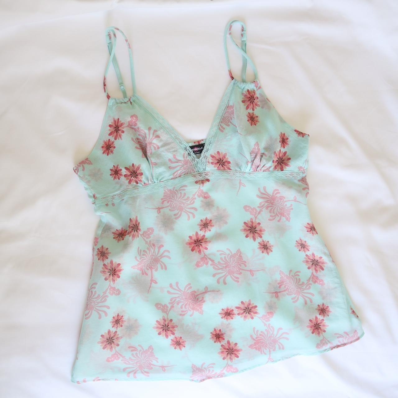 Cosabella Women's Blue and Pink Vest
