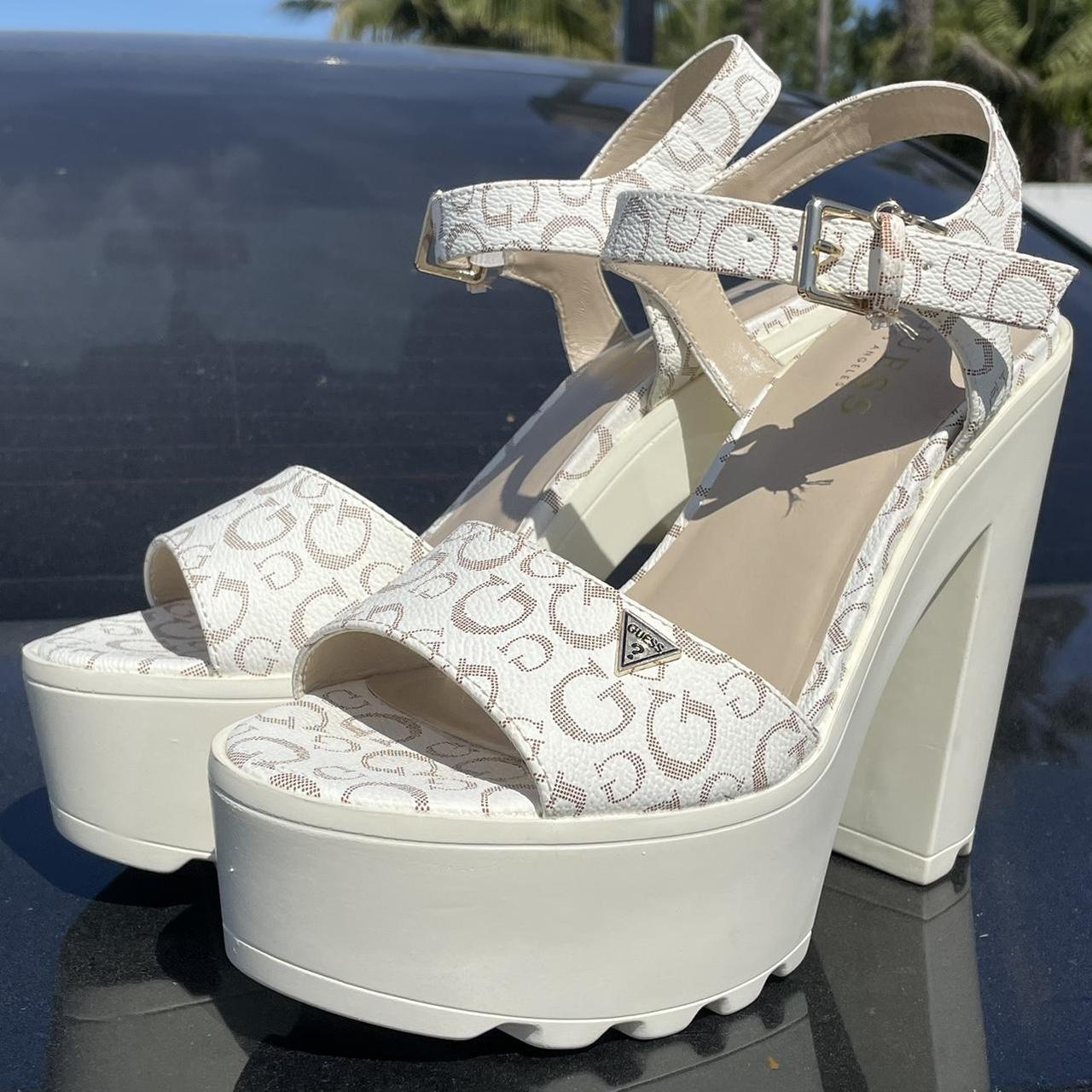 Light cream heels best sale