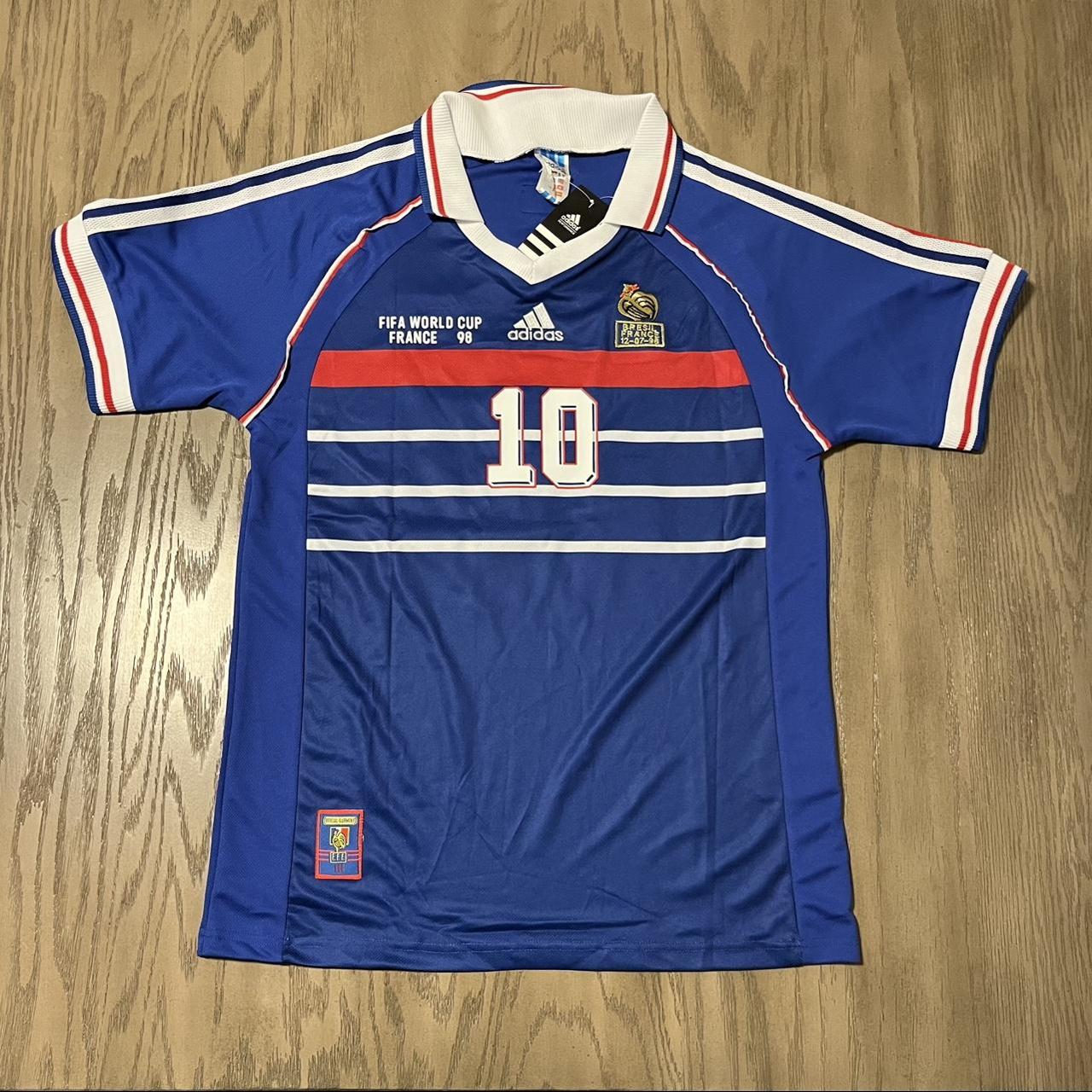 1998 World Cup Final Zidane France jersey (BRAND... - Depop