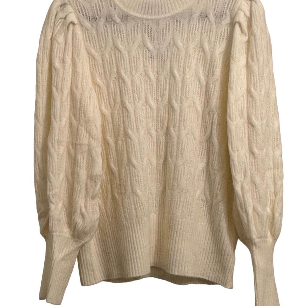 Express XLarge Mock Neck Balloon Sleeves Sweater