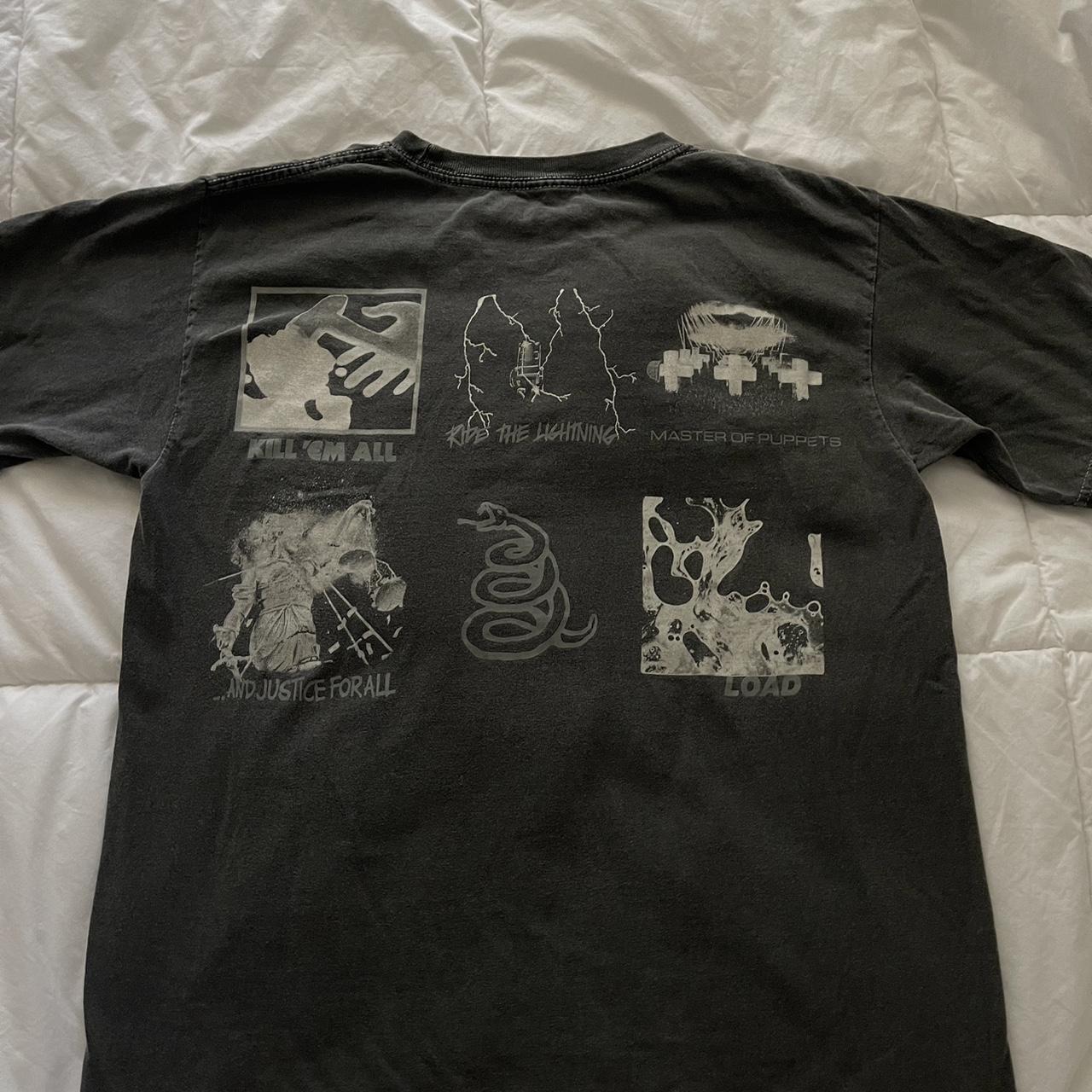 Metallica Giants game T shirt Fits kinda small but - Depop