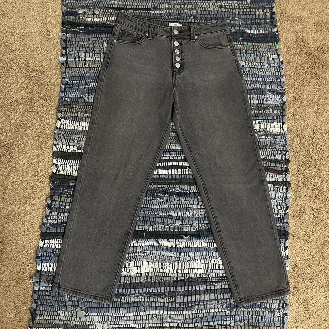BP Women's Black and Grey Jeans Depop
