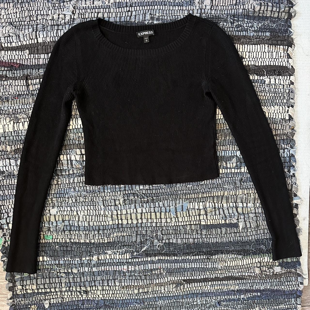 Express Women's Black Jumper Depop